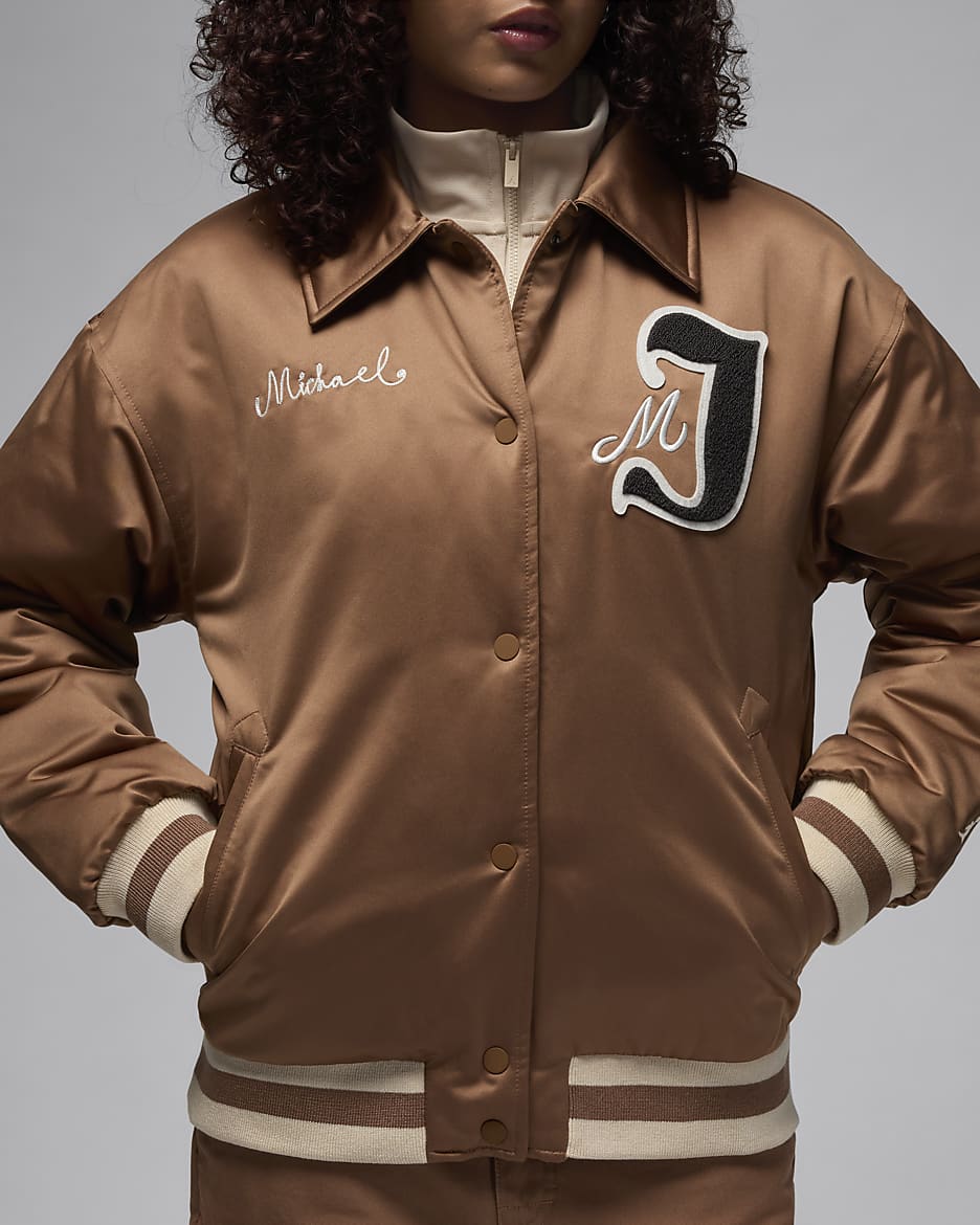 Jordan Women s Varsity Jacket. Nike IE